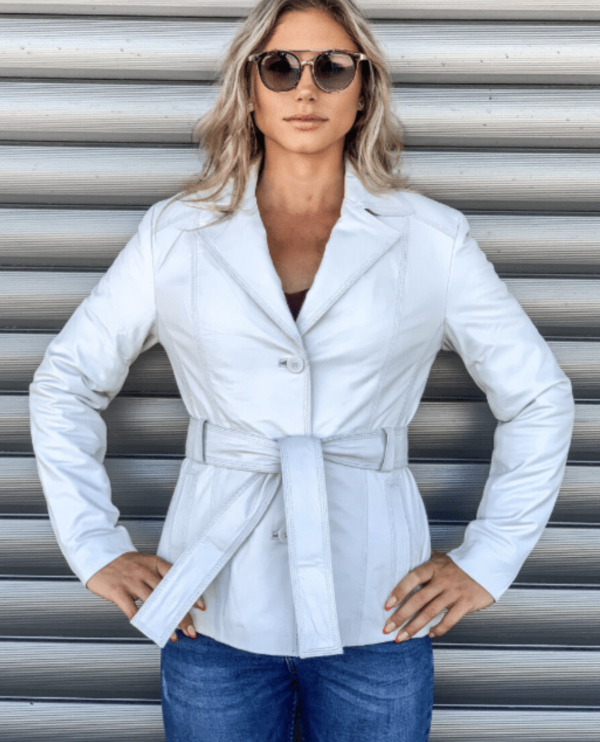 Alice Leather Coat - Image 5